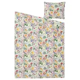 IKEA STRANDLUMMER (ИКЕА СТРАНДЛУММЕР) — Пододеяльник и наволочка, многоцветный/цветочный рисунок, 150x200/50x60 см — фото 5