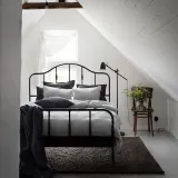 IKEA SPJUTVIAL (ИКЕА СПЙУТВИАЛ) — Пододеяльник и 2 наволочки, светло-серый/меланж, 200x200/50x60 см — фото 3