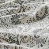 IKEA RODGERSIA (ИКЕА РОДГЕРСИА) — Наволочка, серый/белый, 50x60 см — фото 4