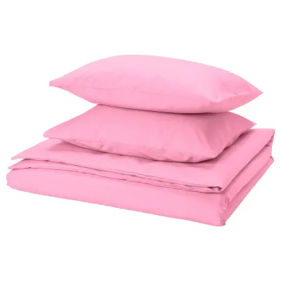 IKEA PILTANDVINGE (ИКЕА ПИЛТАНДВИНГЕ) — Пододеяльник и 2 наволочки, светло-розовый, 200x200/50x60 см