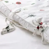 IKEA NATTSLÄNDA (ИКЕА НАТТСЛЭНДА) — Пододеяльник и наволочка, многоцветный цветочный рисунок, 150x200/50x60 см — фото 5