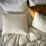 IKEA NATTJASMIN (ИКЕА НАТТЙАСМИН) — Пододеяльник и наволочка, светло-бежевый, 150x200/50x60 см — фото 3