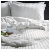 IKEA NATTJASMIN (ИКЕА НАТТЙАСМИН) — Пододеяльник и 2 наволочки, белый, 200x200/50x60 см — фото 2