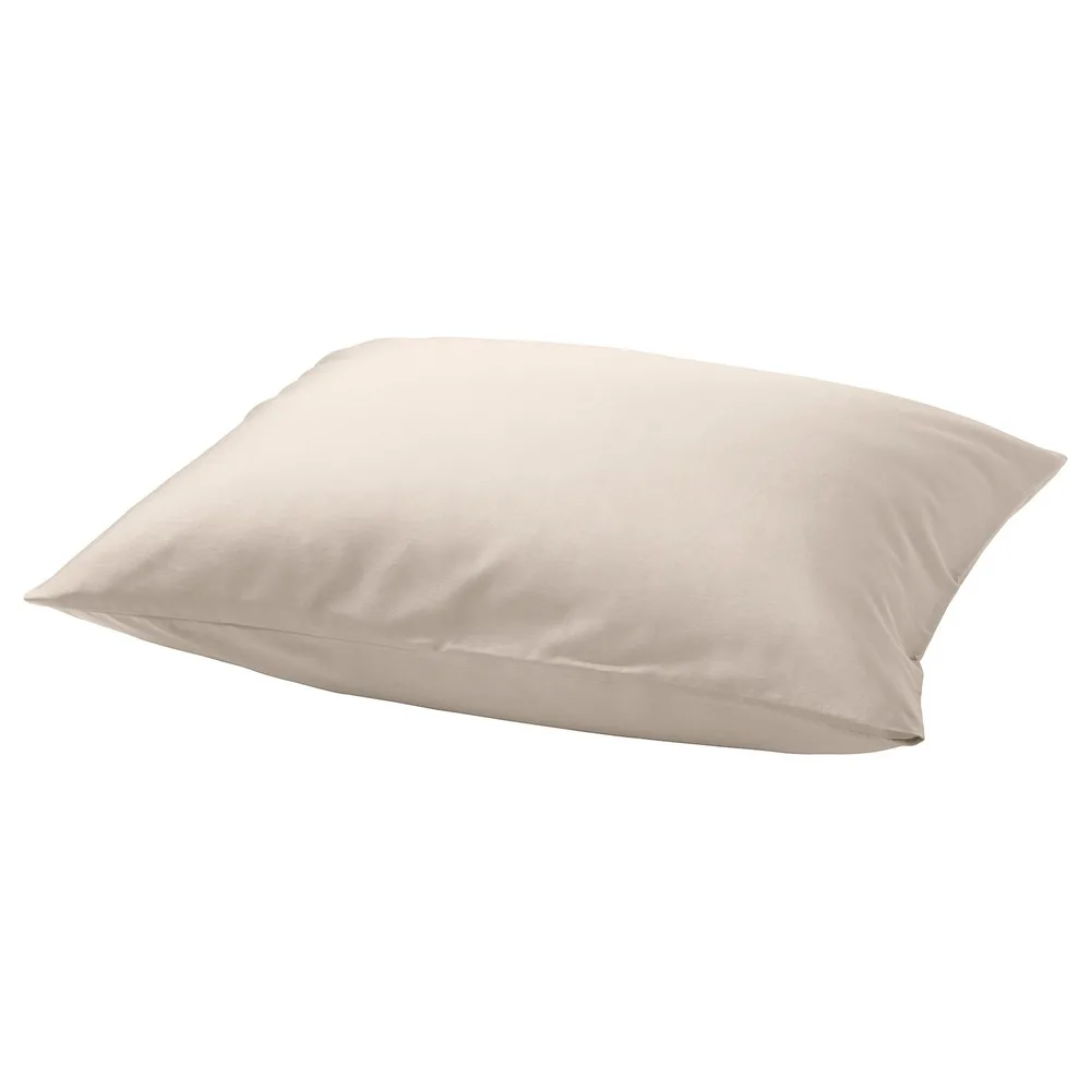 IKEA NATTJASMIN (ИКЕА НАТТЙАСМИН) — Наволочка, светло-бежевая, 50x60 см