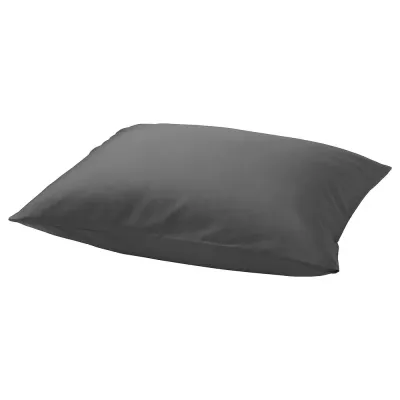IKEA NATTJASMIN (ИКЕА НАТТЙАСМИН) — Наволочка, темно-серая, 50x60 см