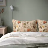 IKEA NÄSSELKLOCKA (ИКЕА НЭССЕЛКЛОКА) — Наволочка, светло-серо-бежевая, 50x60 см — фото 2