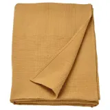 IKEA INDIRA (ИКЕА ИНДИРА) — Покрывало, желто-бежевое, 150x250 см — фото 1