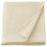 IKEA INDIRA (ИКЕА ИНДИРА) — Покрывало, натуральный/отбеленный хлопок, 230x250 см — фото 1