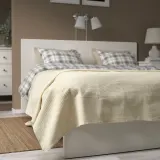 IKEA INDIRA (ИКЕА ИНДИРА) — Покрывало, натуральный/отбеленный хлопок, 230x250 см — фото 5