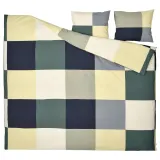 IKEA BRUNKRISSLA (ИКЕА БРУНКРИССЛА) — Пододеяльник и 2 наволочки, зеленый/мультиколор, 200x200/50x60 см — фото 5