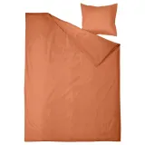 IKEA ÄNGSLILJA (ИКЕА ЭНГСЛИЛЙА) — Пододеяльник и наволочка, красно-коричневый, 150x200/50x60 см — фото 6