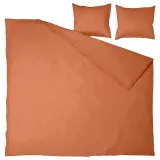IKEA ÄNGSLILJA (ИКЕА ЭНГСЛИЛЙА) — Пододеяльник и 2 наволочки, красно-коричневый, 200x200/50x60 см — фото 6