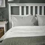 IKEA ÄNGSLILJA (ИКЕА ЭНГСЛИЛЙА) — Наволочка, серая, 50x60 см — фото 3