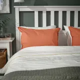 IKEA ÄNGSLILJA (ИКЕА ЭНГСЛИЛЙА) — Наволочка, красно-коричневая, 50x60 см — фото 3