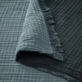 IKEA VALLKRASSING (ИКЕА ВАЛЛКРАССИНГ) — Одеяло, светло-сине-серое, 150x200 см — фото 3