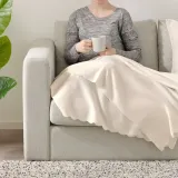 IKEA THORGUN (ИКЕА ТХОРГУН) — Одеяло, кремовое, 120x160 см — фото 3