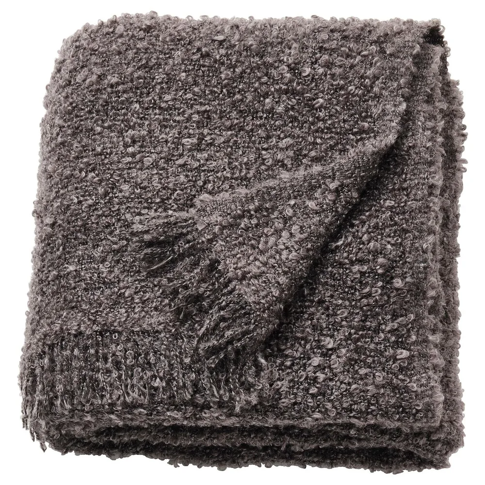 IKEA SANDBRODD (ИКЕА САНДБРОДД) — Одеяло, антрацит, 130x170 см