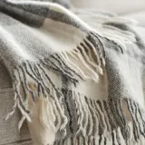 IKEA MYRULL (ИКЕА МЙРУЛЛ) — Одеяло, светло-серое, 130x170 см — фото 2