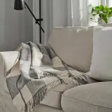 IKEA MYRULL (ИКЕА МЙРУЛЛ) — Одеяло, светло-серое, 130x170 см — фото 3