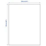 IKEA MYRULL (ИКЕА МЙРУЛЛ) — Одеяло, светло-серое, 130x170 см — фото 4
