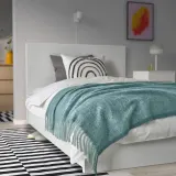 IKEA KLIPPOXEL (ИКЕА КЛИППОКСЕЛ) — Одеяло, серо-бирюзовое, 130x170 см — фото 4