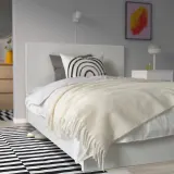 IKEA KLIPPOXEL (ИКЕА КЛИППОКСЕЛ) — Одеяло, кремовое, 130x170 см — фото 4