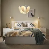 IKEA BÄCKNATE (ИКЕА БЭКНАТЕ) — Абажур для подвесного светильника, белый, 50 см — фото 2