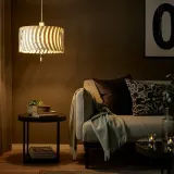 IKEA YTLÄGE (ИКЕА УТЛЭГЕ) — Подвесной светильник, белый, 43 см — фото 3