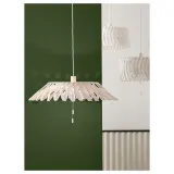 IKEA YTLÄGE (ИКЕА УТЛЭГЕ) — Подвесной светильник, белый, 43 см — фото 8