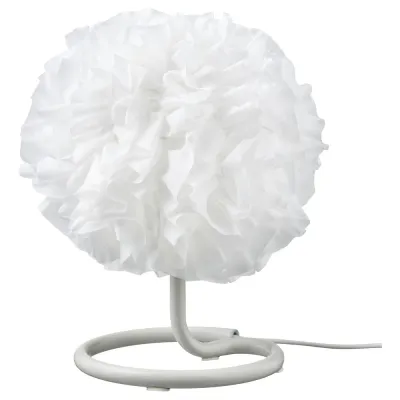 IKEA VINDKAST (ИКЕА ВИНДКАСТ) — Настольная лампа, белая, 26 см