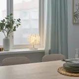 IKEA VINDKAST (ИКЕА ВИНДКАСТ) — Настольная лампа, белая, 26 см — фото 5