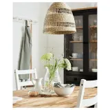 IKEA TORARED (ИКЕА ТОРАРЕД) — Абажур для подвесной лампы, осока/ручная работа, 36 см — фото 6