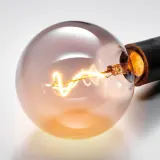 IKEA SUNNEBY (ИКЕА СУННЕБЙ) — / MOLNART Подвесной светильник, черный/сфера из серого прозрачного стекла, 125 мм — фото 4
