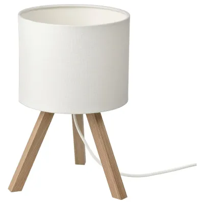 IKEA STORSEGEL (ИКЕА СТОРСЕГЕЛ) — Настольная лампа, ясень/белый