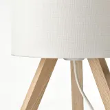 IKEA STORSEGEL (ИКЕА СТОРСЕГЕЛ) — Настольная лампа, ясень/белый — фото 4