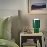 IKEA SPETSBOJ (ИКЕА СПЕТСБОЙ) — Настольная лампа, с регулировкой яркости/зеленая, 22 см — фото 2