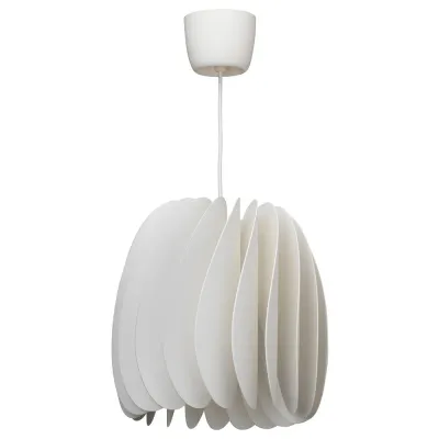 IKEA SKYMNINGEN (ИКЕА СКЙМНИНГЕН) — Подвесной светильник, белый, 42 см