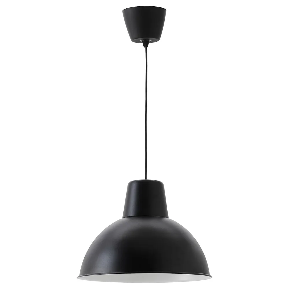 IKEA SKURUP (ИКЕА СКУРУП) — Подвесной светильник, черный, 38 см