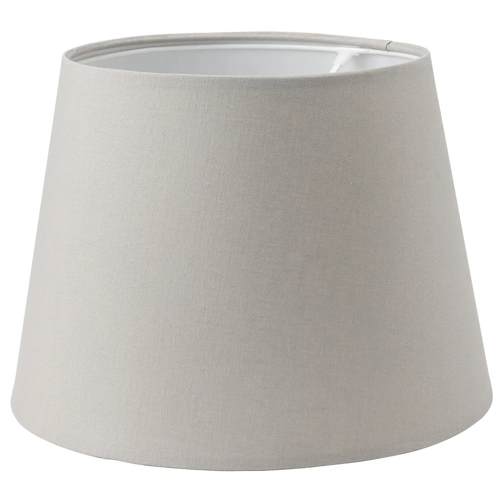 IKEA SKOTTORP (ИКЕА СКОТТОРП) — Абажур, светло-серый, 33 см