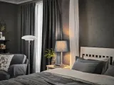 IKEA SKOTTORP (ИКЕА СКОТТОРП) — Абажур, светло-серый, 33 см — фото 3
