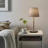 IKEA SKAFTET (ИКЕА СКАФТЕТ) — Основание настольной лампы, никелированное, 30 см — фото 3