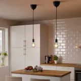 IKEA SKAFTET (ИКЕА СКАФТЕТ) — Держатель кабеля, никелированная ткань, 1,4 м — фото 3