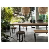 IKEA SINNERLIG (ИКЕА СИННЕРЛИГ) — Подвесной светильник, бамбук/ручная работа, 50 см — фото 5