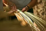 IKEA SINNERLIG (ИКЕА СИННЕРЛИГ) — Подвесной светильник, бамбук/ручная работа, 50 см — фото 8