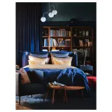 IKEA SIMRISHAMN (ИКЕА СИМРИСХАМН) — Подвесной светильник, 3-рожковый, хром/опаловое белое стекло, 55 см — фото 2