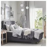 IKEA SIMRISHAMN (ИКЕА СИМРИСХАМН) — Подвесной светильник, 3-рожковый, хром/опаловое белое стекло, 55 см — фото 8