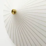 IKEA RORKULT (ИКЕА РОРКУЛТ) — Настенный светильник, стационарная установка, полосатый узор/белое стекло, 35 см — фото 4