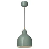 IKEA RÖDFLIK (ИКЕА РОДФЛИК) — Подвесной светильник, серо-зеленый — фото 1