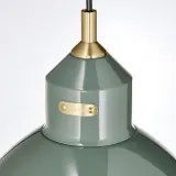 IKEA RÖDFLIK (ИКЕА РОДФЛИК) — Подвесной светильник, серо-зеленый — фото 6