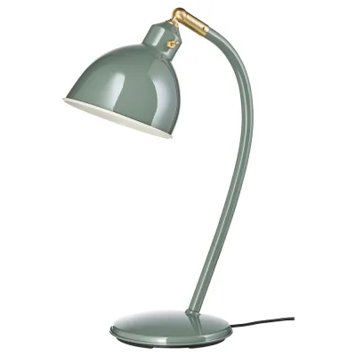 IKEA RÖDFLIK (ИКЕА РОДФЛИК) — Настольная лампа, серо-зеленая
